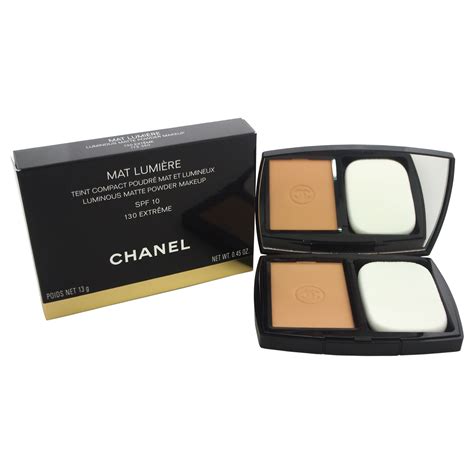 chanel mat lumier 125 eclat|Mat Lumiere Luminous Matte Powder Makeup SPF 10 .